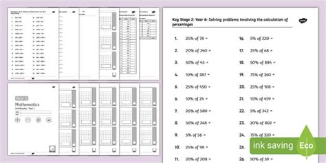 10 Activities To Practise For The Sats Arithmetic Paper