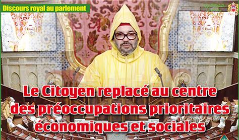 Discours Royal Au Parlement Le Citoyen Replacé Au Centre Des