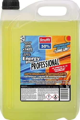 krafft Anticongelante para Vehículos CC Energy plus 50 5l Amarillo