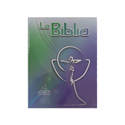 Biblia letra gigante DHH color azul Sociedad Bíblica de Honduras