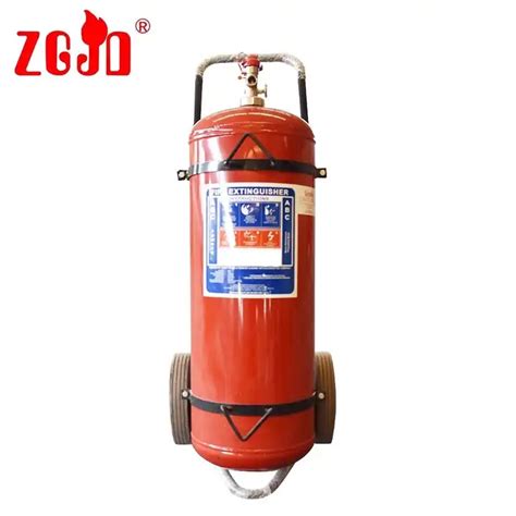 50kg Wheeled Dry Chemical Powder Fire Extinguisher With Cartridge Buy Wheeled Extinguisher