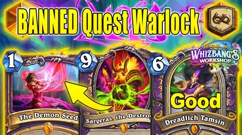 Huge Buffs To Banned Quest Warlock After Nerfs Patch At Whizbang S