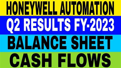 Honeywell Automation Q2 Result Fy 2023 Balance Sheet Fundamentals Statment Cash Flow Honaut