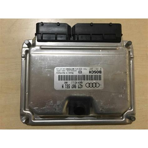 ECU MOTOR BOSCH ME7 1 1 0261207766 VAG 4Z7907551N