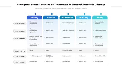 Os Principais Modelos De Plano De Treinamento Exemplos E Amostras