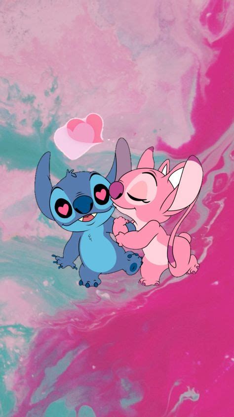 Idee Su Disney Stich Ed Angel Nel Sfondi Carini Cartoni