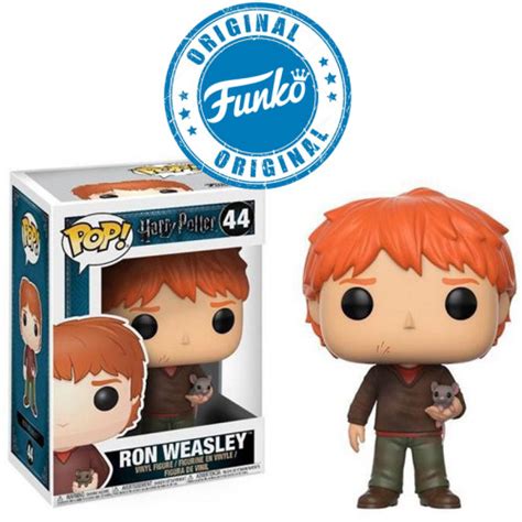 Boneco Harry Potter Ron Weasley E Perebas Pop Funko Harry Potter