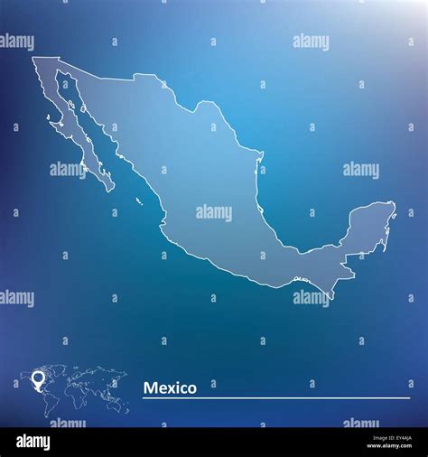 Map Of Mexico Vector Illustration Stock Vector Image And Art Alamy