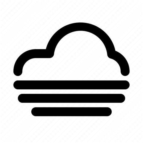 Cloud Fog Foggy Forecast Weather Icon