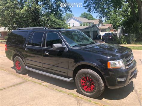 2017 Ford Expedition With 18x9 20 Fuel Covert And 27565r18 Kelly Edge At And Stock Custom Offsets