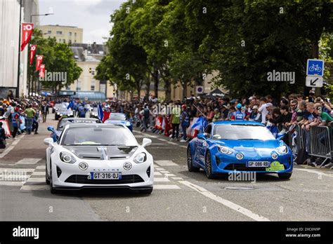 Alpine Parade During The Grande Parade Des Pilotes Of The Hours