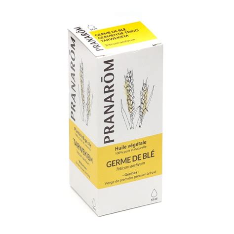 Huile végétale germe de blé Pranarom Aromathérapie