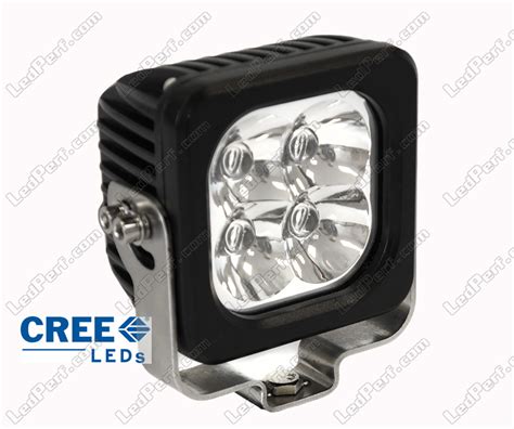 Phare additionnel LED Carré 40W CREE pour 4X4 Quad et SSV