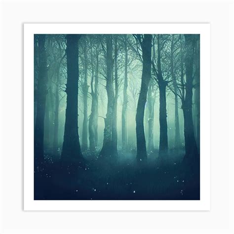 Dark Forest 6 Art Print by Aloke Design - Fy