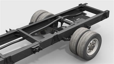 Truck Chassis 2x4 3d Model Cgtrader