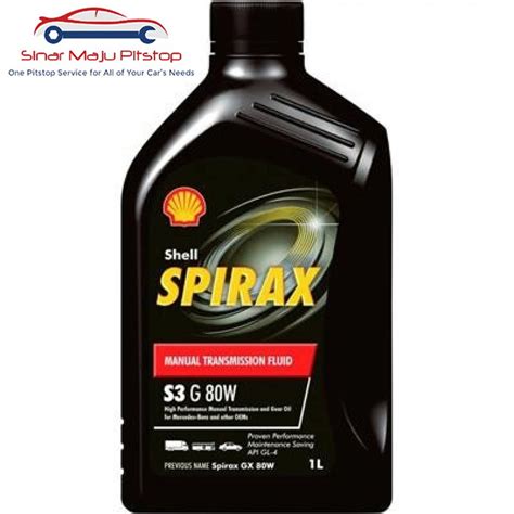 Jual Shell Spirax S3 G 80W Pelumas Oli Transmisi Manual Gardan