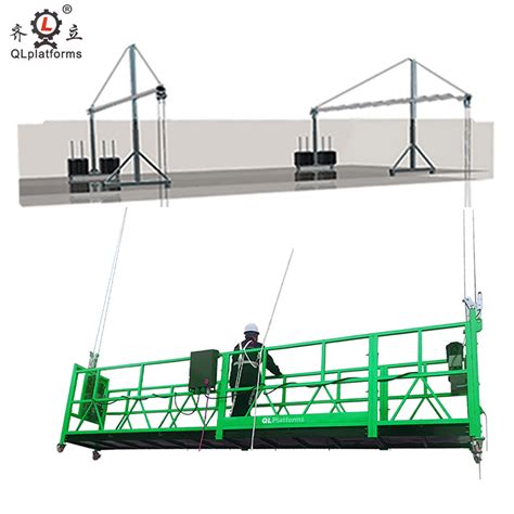 China Zlp Type Wire Rope Temporary Suspended Platform Cradle Gondola