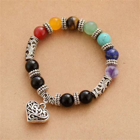 Aliexpress.com : Buy Classic 7 Chakra Bracelet Natural Stone Women ...