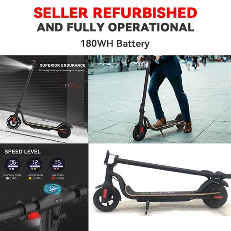 🔥s10 Adult Electric Scooter 250w Motor Up To 15mph 180wh Foldable E