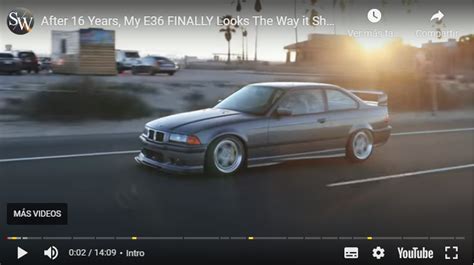 Bmw E36 Con S54 Swap Nuevamente En La Carretera Tras 8 Años Inactivo