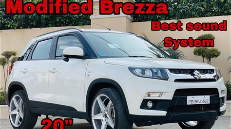 Modified Maruti Brezza With 20 Inch Alloy Wheels Looks Brawny Atelier