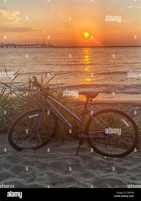 Bike ride to the bay Stock Photo - Alamy