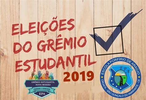 Escola Porfírio de Araújo ELEIÇÃO GRÊMIO ESTUDANTIL DA PORFÍRIO 2019