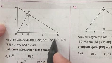 Geometri öklit konu anlatım soru çözümü YouTube