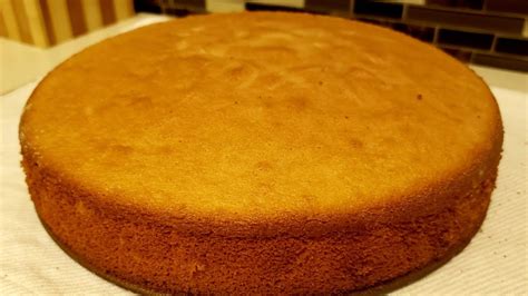 Una F Cil Y Deliciosa Torta De Vainilla Esponjosa Sin Polvo De Hornear