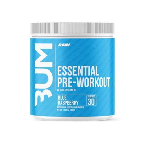 Cbum X Raw Essential Pre Workout Servings Supplement King