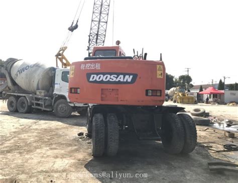 2013 Doosan Second Hand Wheel Excavator Dh150w 7 Daewoo Wheel Excavator