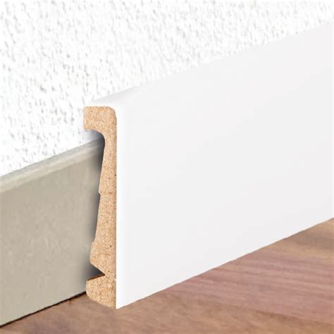 Dinac PLINTHE de recouvrement MDF 95 mm 2 20 m à coller