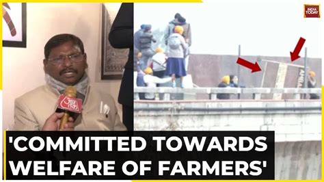 Farmers Protest Union Minister Arjun Munda Speaks To Media India