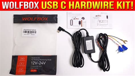 Wolfbox Hardwire Kit G930 G910 G900 G850 G840S G840H I17 I07 I05