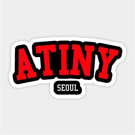 Kpop Ateez Atiny Fandom Kpop Ateez Sticker TeePublic