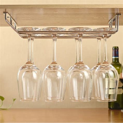 Wine Glass Racks Three Types Hanging Upside Down Cup Goblets Display Rack Home Bar Stainless