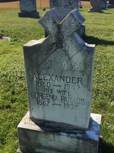 Georgina Paradis St Amand Find A Grave Memorial