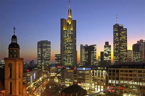 FRANKFURT, THE LARGEST CITY OF GERMANY