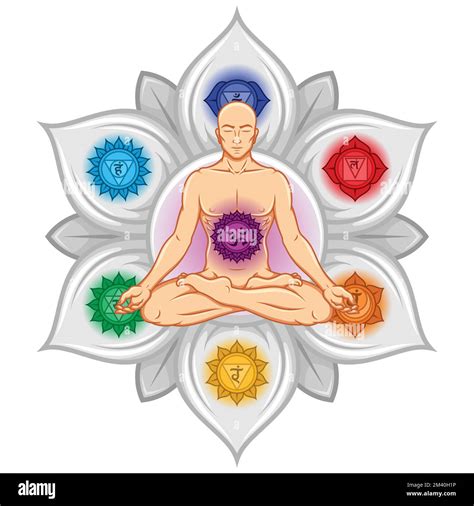 Dise O Vectorial Del Hombre Meditando En Posici N De Flor De Loto Con