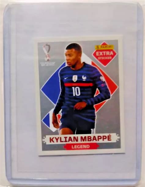 KYLIAN MBAPEÉ FIFA World Cup Qatar Panini 2022 Extra Sticker Silver