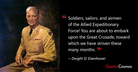 “Soldiers, sailors, and airmen…” Dwight D. Eisenhower Quote