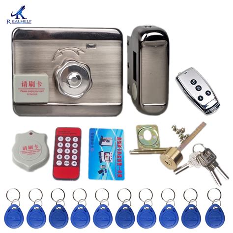 Electronic Lock Door Locks Electric Lock Brushing And Magnetic Card