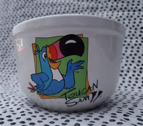 Toucan Sam Cereal Bowl 2001 Kellogg by Houston Harvest | Etsy