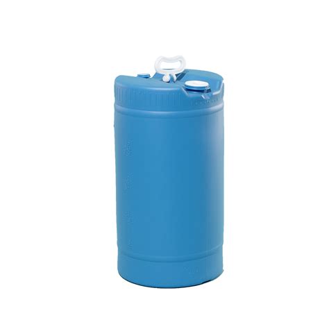 Gallon Blue Tight Head Single Handle Plastic Drum Illing Company