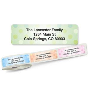 Rolled Address Labels, Clear & Color Rolls | Current Catalog