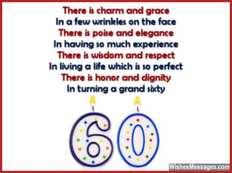 60th Birthday Poems – WishesMessages.com