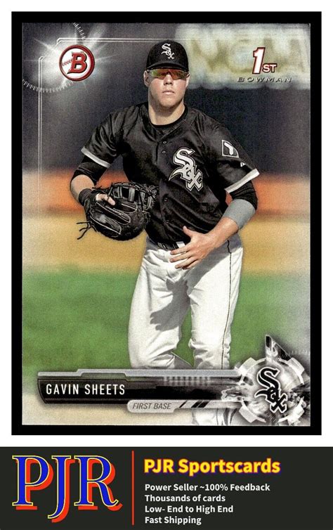 2017 Bowman Draft BD 85 Gavin Sheets Chicago White Sox EBay