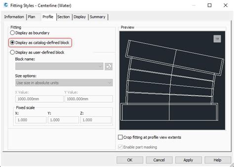 How To Represent Pressure Network Objects With Their Catalogue