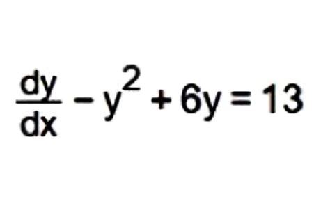 Answered 2 Dy Y 6y 13 Dx Bartleby