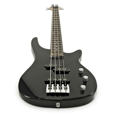 Miami Bass Guitar by Gear4music, Black - B-Stock at Gear4music